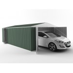 EasyShed Colour Garage Shed Single Garages 4.50m x 3.75m x 2.48m ETGAR-4538